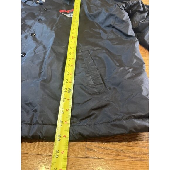 D.A.R.E. TO KEEP KIDS OFF DRUGS NYLON COACH JACKET Sz Xl BACK LOGO Rare Cardinal - Picture 10 of 14